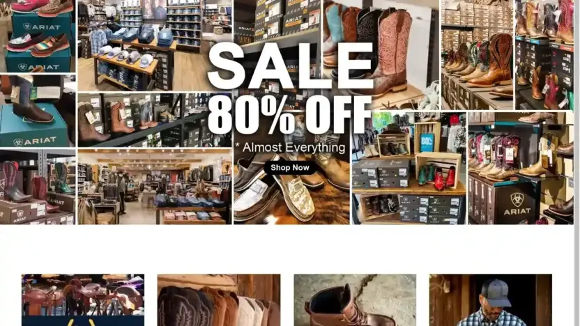 Screenshot of Non-Delivery scam website Arlatboots.shop