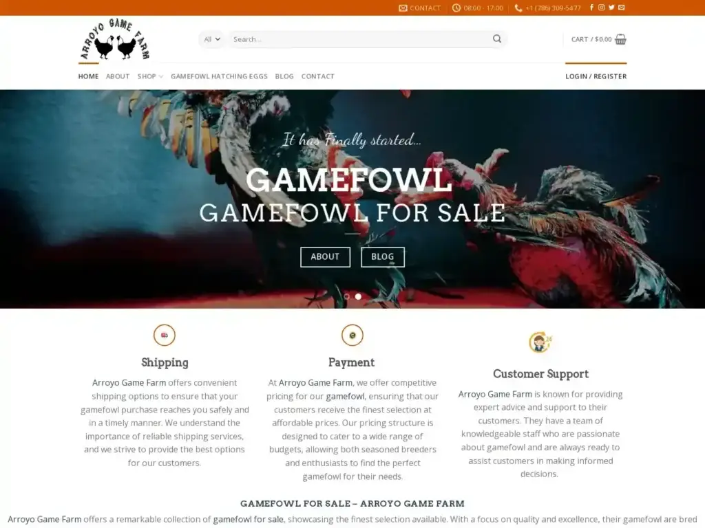 arroyogamefarms-com Alternative Text