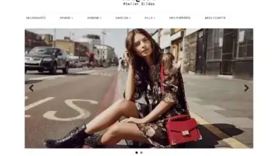 Screenshot of Non-Delivery scam website Atelier-gildas.fr