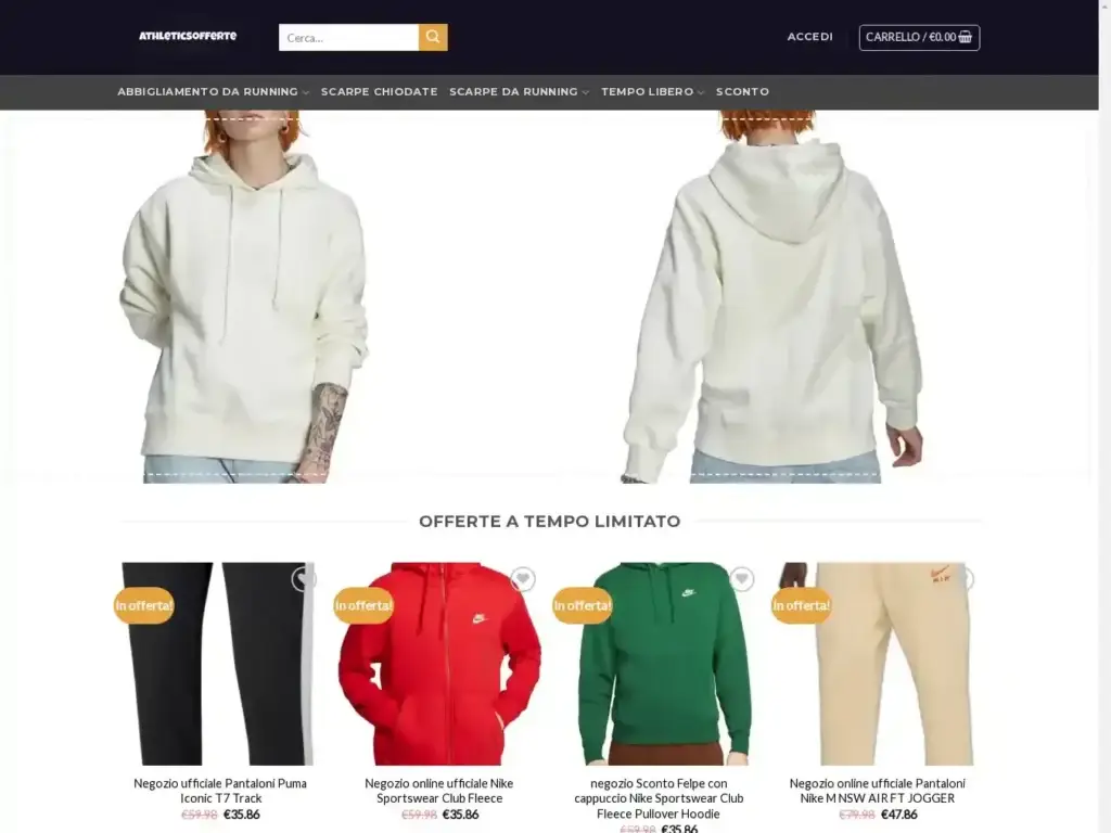 athleticsofferte-com Alternative Text