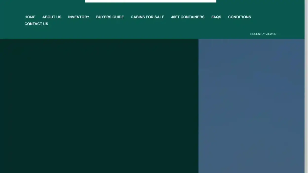 Screenshot of Container scam website Atlasshippingcontainers.com