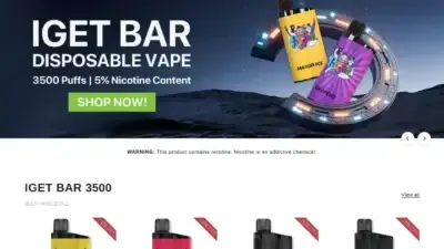 Screenshot of Non-Delivery scam website Audiget.com