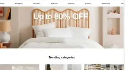 Screenshot of Non-Delivery scam website Auhomedecor.store