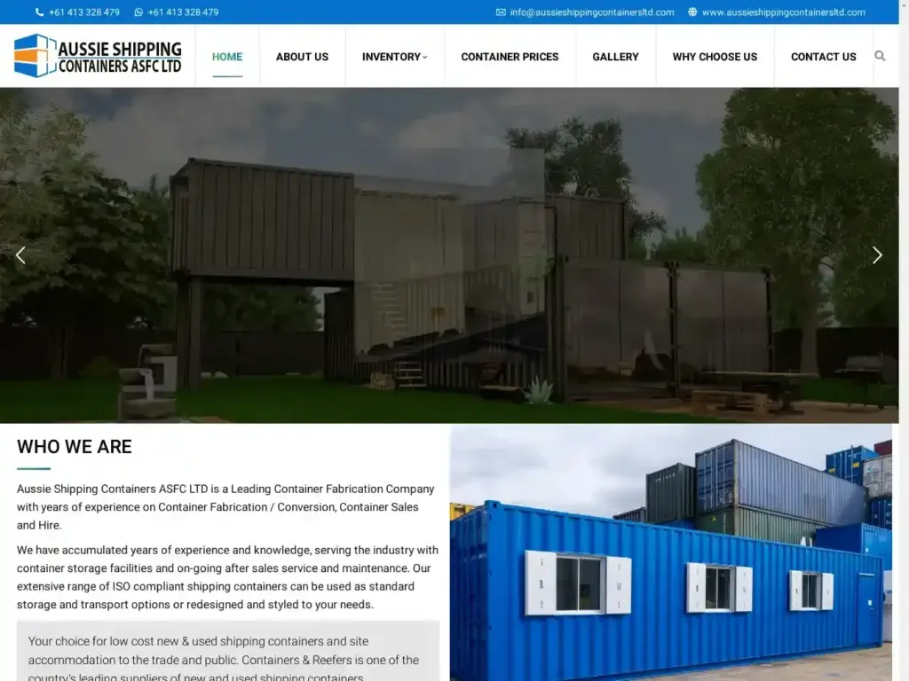 aussieshippingcontainersltd-com Alternative Text