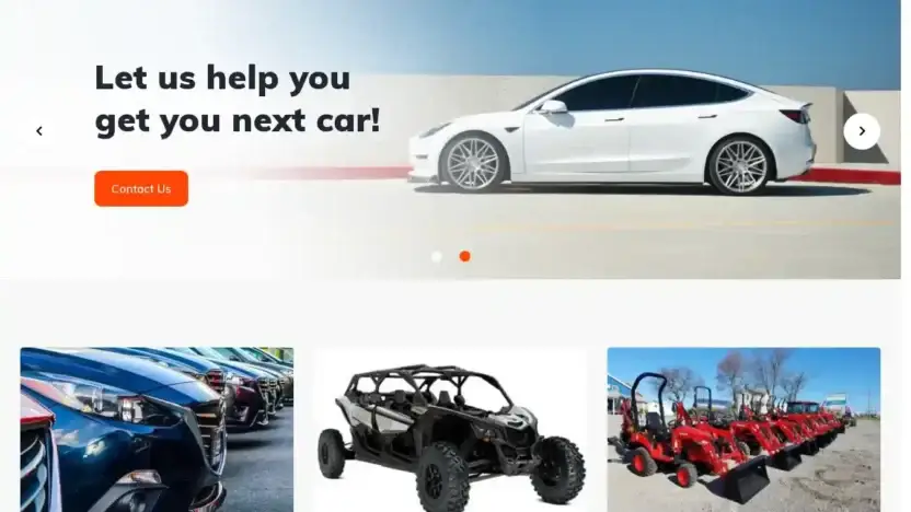 Screenshot of Automobile scam website Autodirects.com