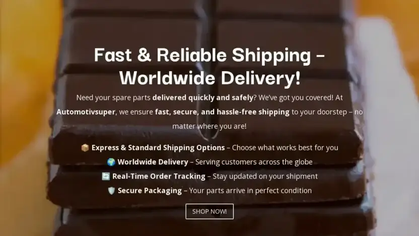 Screenshot of Automobile scam website Automotivsuper.com