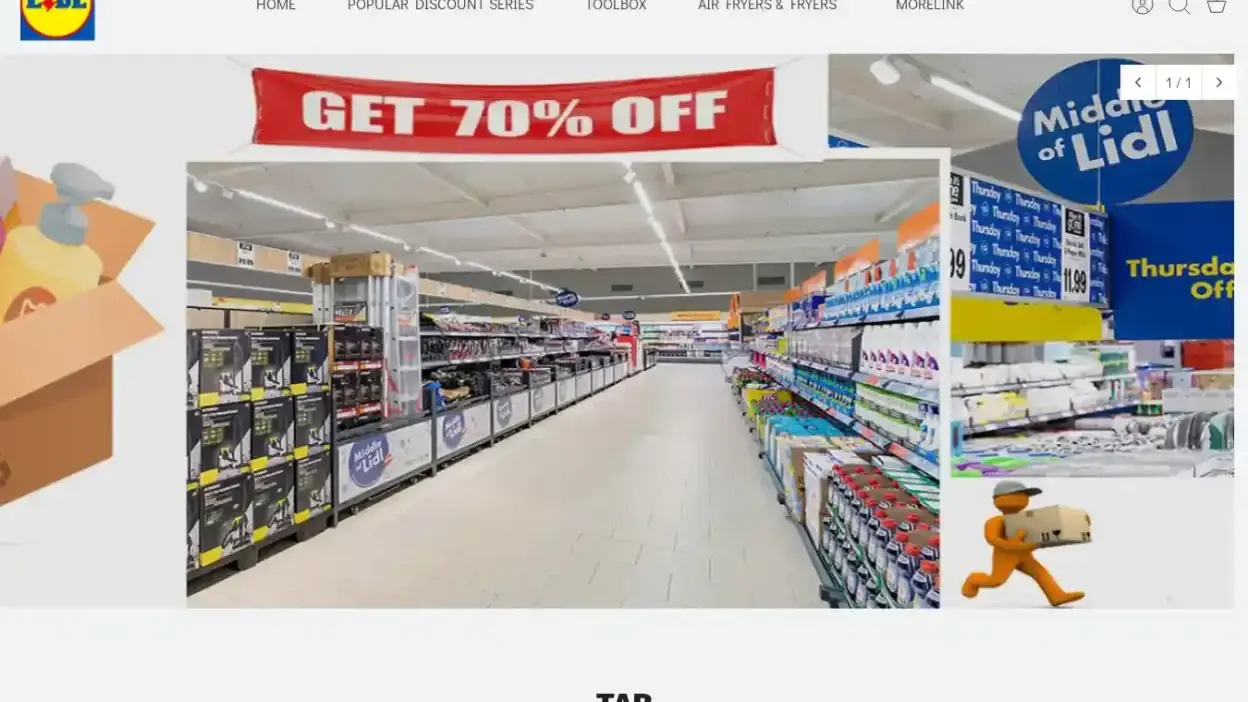 Screenshot of Non-Delivery scam website Bag1111.online