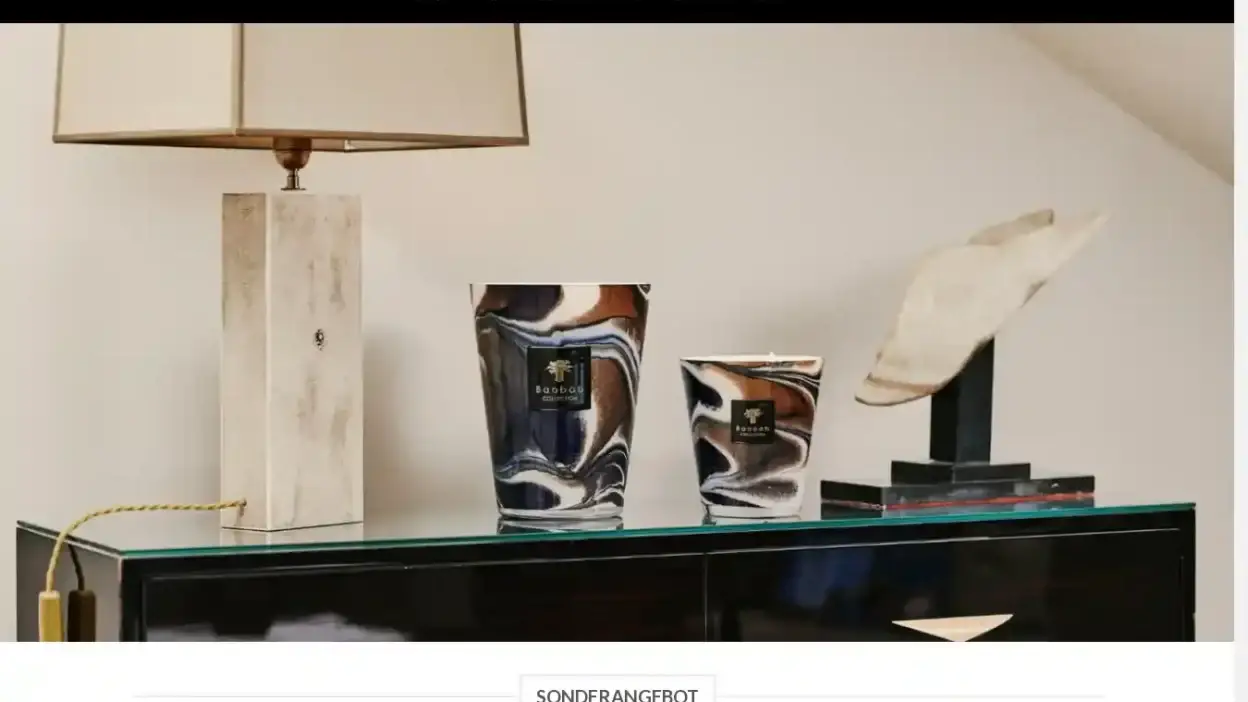 Screenshot of Non-Delivery scam website Baobabexperte.com