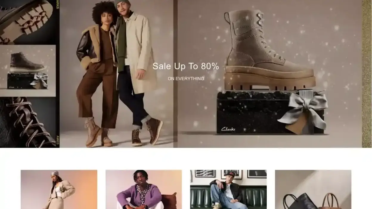 Screenshot of Fashion scam website Bargainboot.shop