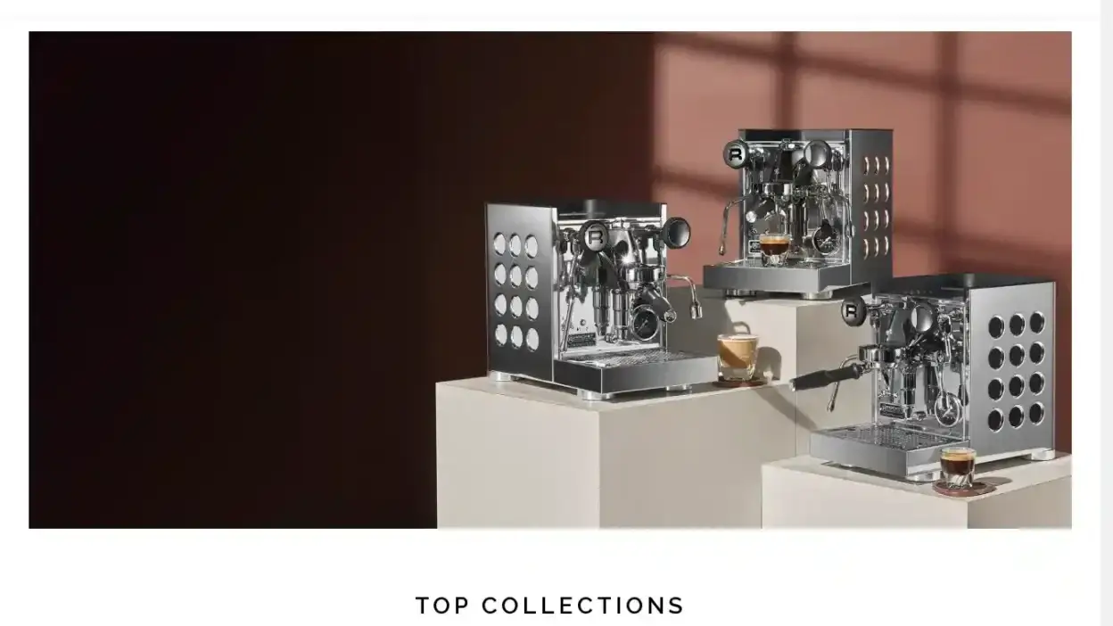 Screenshot of Non-Delivery scam website Baristacoffeemachine.com