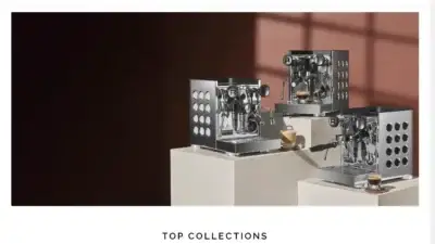 Screenshot of Non-Delivery scam website Baristacoffeemachine.com