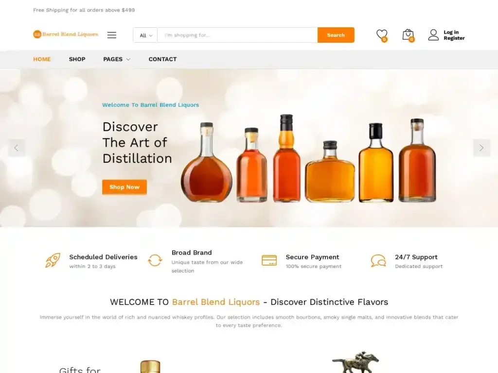 barrelblendliquors-com Alternative Text