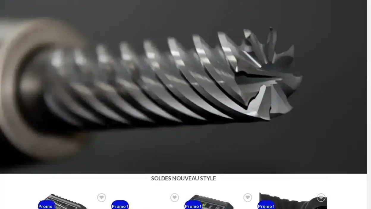 Screenshot of Non-Delivery scam website Batterieoutil.com