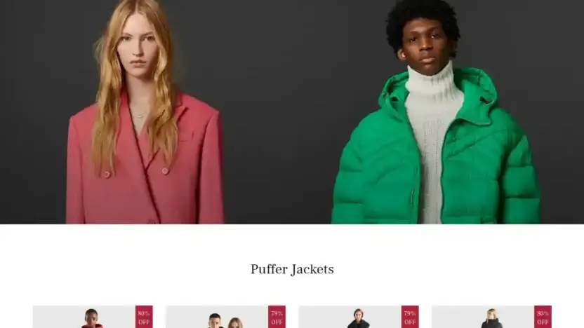 Screenshot of Non-Delivery scam website Bbeneton.shop