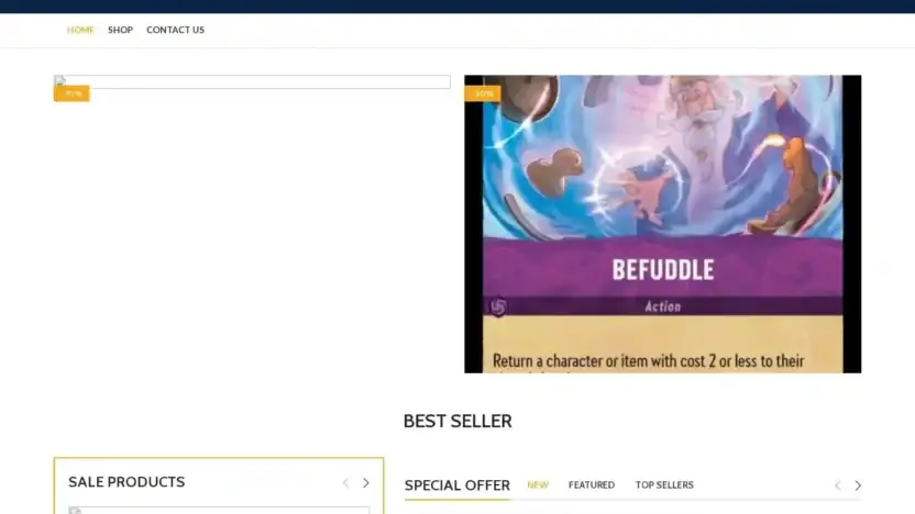 Screenshot of Non-Delivery scam website Bdbnfgmumkrf.shop