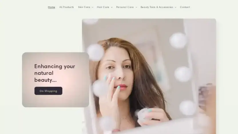 Screenshot of Fashion scam website Beautybix.us