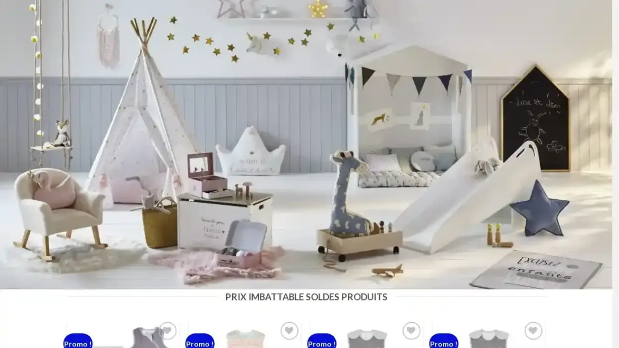 Screenshot of Non-Delivery scam website Bebepuericulture.com