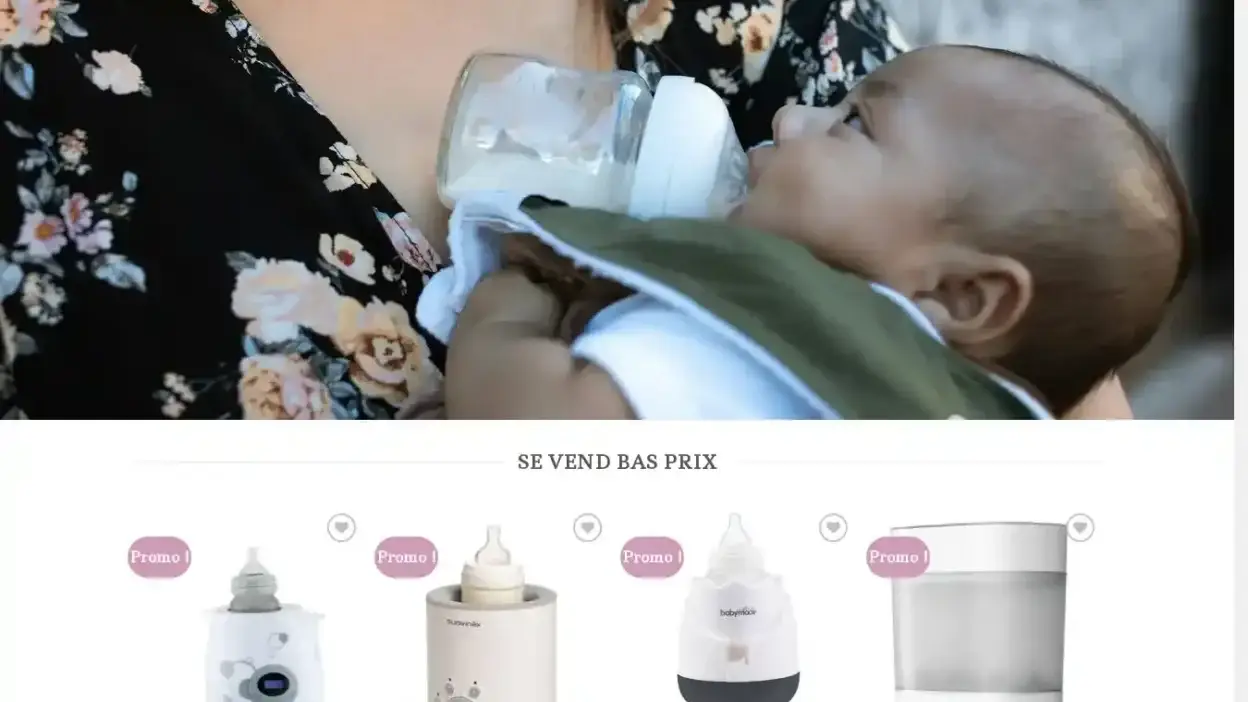 Screenshot of Non-Delivery scam website Beberepasfr.com