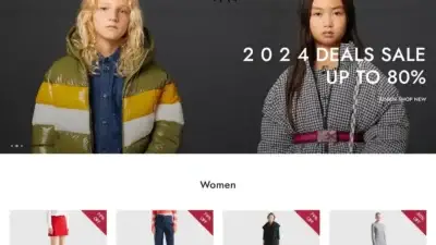 Screenshot of Fashion scam website Benettononlinestore.com