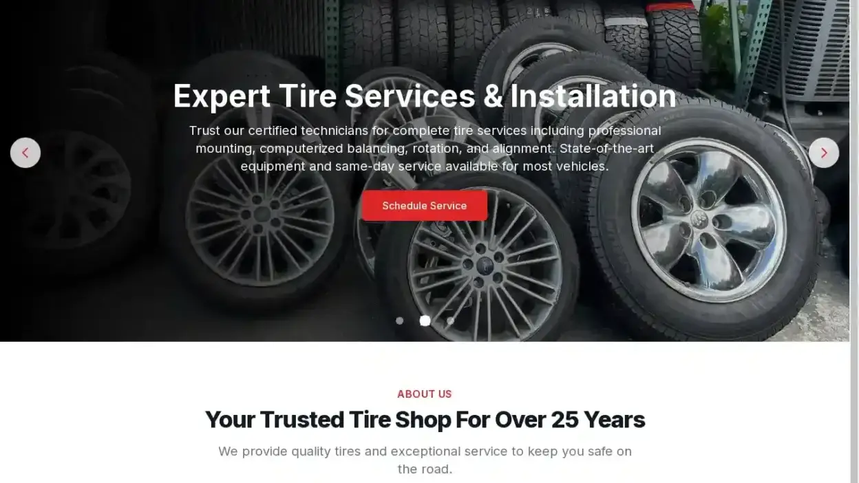 Screenshot of Non-Delivery scam website Benzbesttiresshop.com