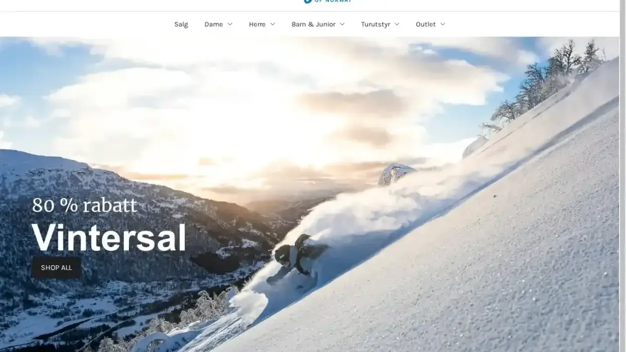 Screenshot of Non-Delivery scam website Berganssale.shop