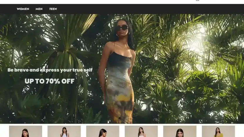 Screenshot of Non-Delivery scam website Bershkasvip.shop