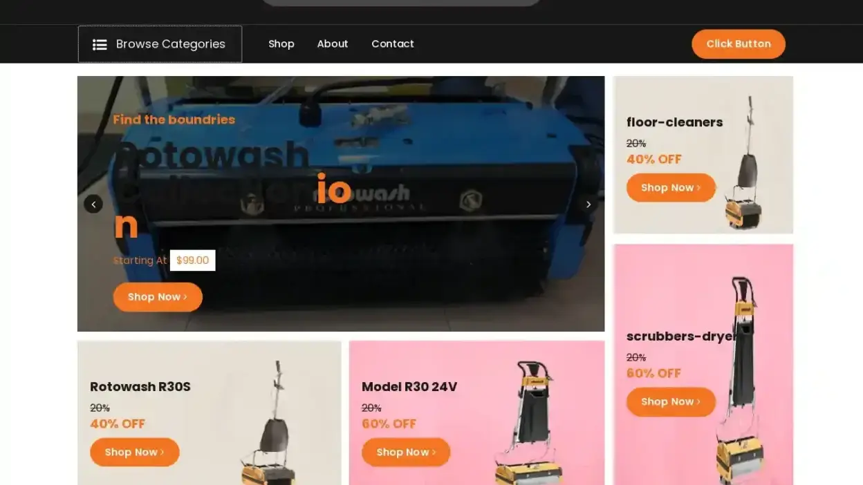 Screenshot of Non-Delivery scam website Best-floorcleaners.com