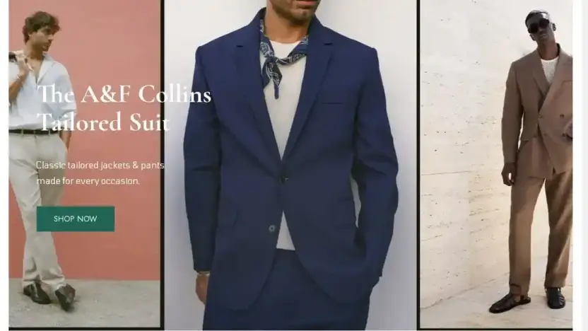 Screenshot of Non-Delivery scam website Bestabercrombie.com