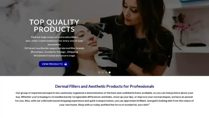 Screenshot of Non-Delivery scam website Bestestheticonlinesupply.com