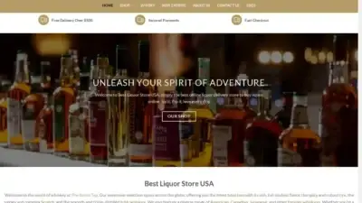 Screenshot of Whisky scam website Bestliquorstoreusa.com