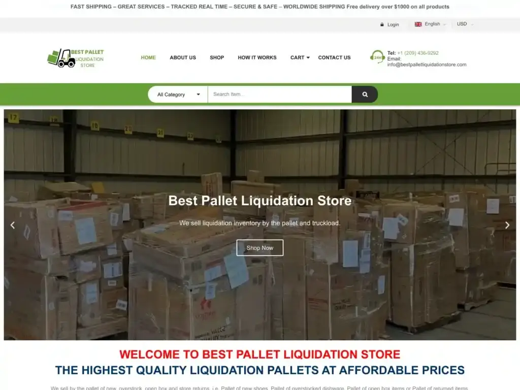 bestpalletliquidationstore-com Alternative Text