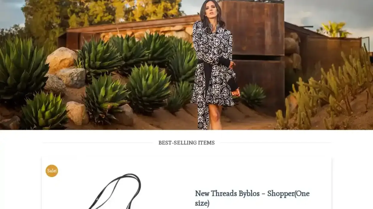 Screenshot of Fashion scam website Bfashionstyle.com