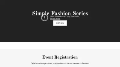 Screenshot of Fashion scam website Bfcc.club