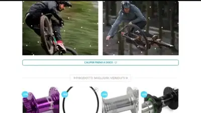 Screenshot of Non-Delivery scam website Bicihope.com