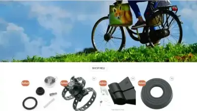 Screenshot of Sport scam website Bikerabatt.com