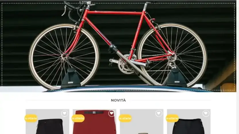 Screenshot of Non-Delivery scam website Bikesitalia.com