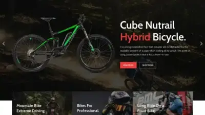 Screenshot of Sport scam website Bikesonline24.com