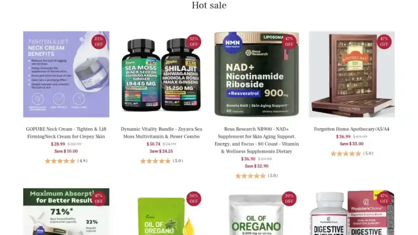 Screenshot of Non-Delivery scam website Bionergy.top