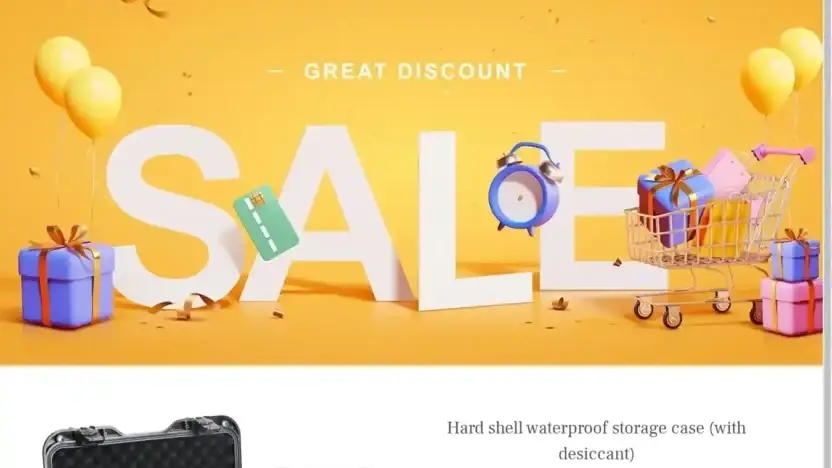 Screenshot of Non-Delivery scam website Blackfireclub.online