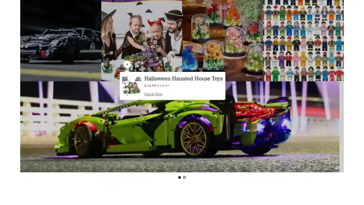 Screenshot of Non-Delivery scam website Blockmastertoys.com