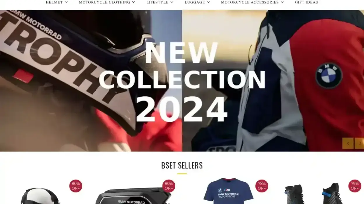 Screenshot of Non-Delivery scam website Bmweu.shop