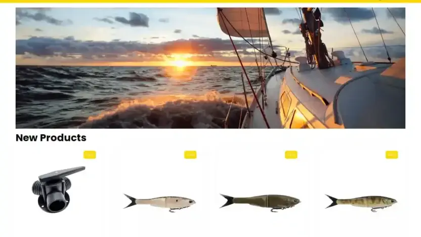 Screenshot of Non-Delivery scam website Boatspartsstore.com