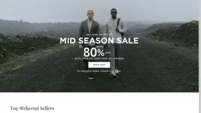 Screenshot of Non-Delivery scam website Boggivip.shop