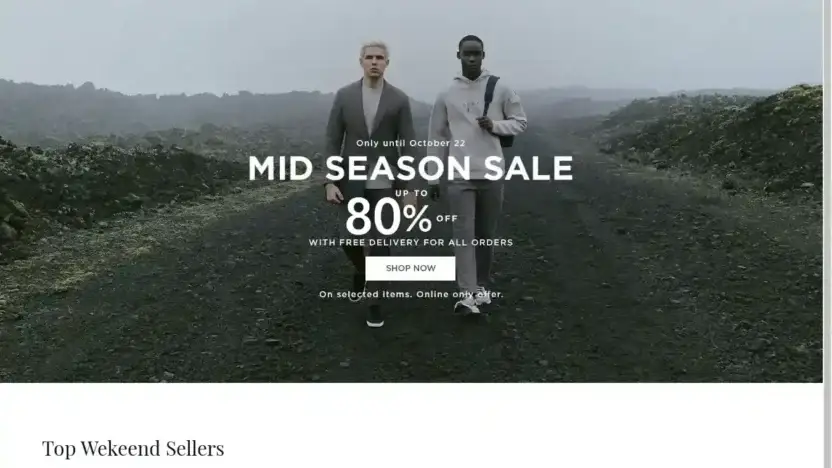 Screenshot of Non-Delivery scam website Boggivip.shop