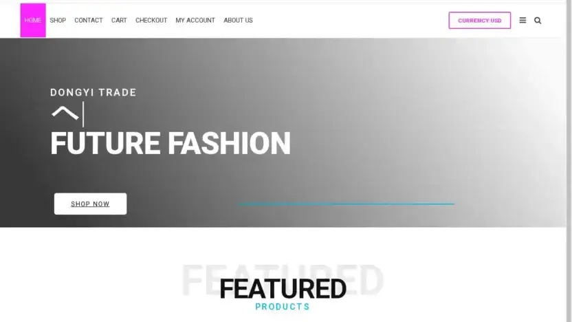 Screenshot of Non-Delivery scam website Boldstreetstyle.shop