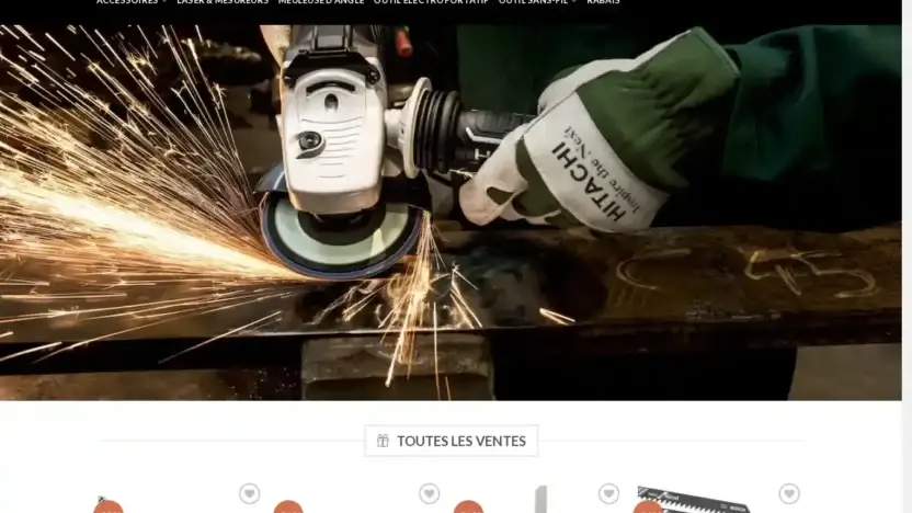 Screenshot of Non-Delivery scam website Boschoutillage.com