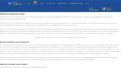 Screenshot of Non-Delivery scam website Botox-fillerderm.com