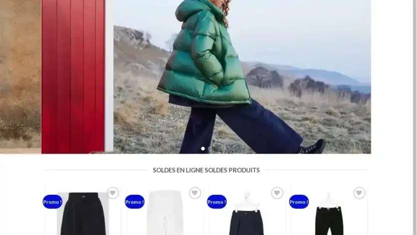 Screenshot of Non-Delivery scam website Boutiqueilgufo.com