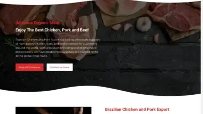 Screenshot of Non-Delivery scam website Brazilianchickenandporkexport.com