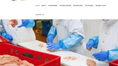 Screenshot of Non-Delivery scam website Brazilprimefrozenmeat.com